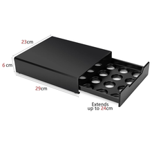 Загрузить изображение в средство просмотра галереи, Coffee Pod Storage Drawer 20 Capsule Capacity, Mesh Drawer Rack - yycoffee
