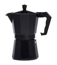 Load image into Gallery viewer, Detachable Black Mini Moka Pot Italy Imported Safety Valve 3.4 Oz 100ML - yycoffee
