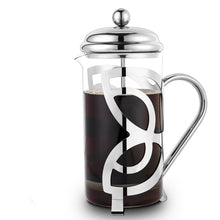 Load image into Gallery viewer, French Press Coffee Maker,304 Grade Stainless Steel &amp; Heat Resistant Borosilicate Glass, (1 Liter,34OZ) - yycoffee
