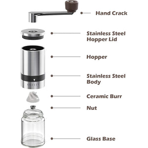 Detachable Conical Ceramic Coffee Grinder - yycoffee