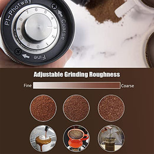 Hand Operated Stainless Steel Burrs Coffee Grinder - yycoffee