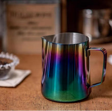 Carica l&#39;immagine nel visualizzatore di Gallery, Colorful Milk Jug Steaming Pitcher Milk Mug, 420ML, 600ML - yycoffee
