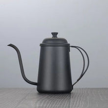 Загрузить изображение в средство просмотра галереи, Coffee Spraying Black Paint Teflon Gooseneck Drip Pot, 650ML - yycoffee
