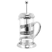 Загрузить изображение в средство просмотра галереи, French Press Coffee Maker, chrome plating stainless steel (3 cup 12 oz , 8 cup 34 oz) - yycoffee
