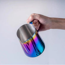 Load image into Gallery viewer, Colorful Milk Jug Steaming Pitcher Milk Mug, 420ML, 600ML - yycoffee
