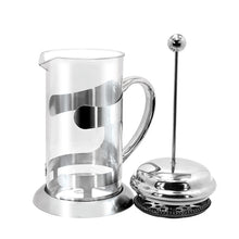 Загрузить изображение в средство просмотра галереи, French Press Coffee Maker, chrome plating stainless steel (3 cup 12 oz , 8 cup 34 oz) - yycoffee
