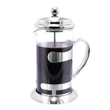 Загрузить изображение в средство просмотра галереи, French Press Coffee Maker, chrome plating stainless steel (3 cup 12 oz , 8 cup 34 oz) - yycoffee
