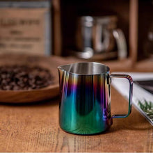 Load image into Gallery viewer, Colorful Milk Jug Steaming Pitcher Milk Mug, 420ML, 600ML - yycoffee
