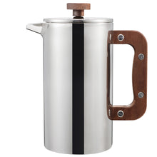 Laden Sie das Bild in den Galerie-Viewer, French Press Walnut Handle (8 cup, 1000ml, 34 oz) - yycoffee
