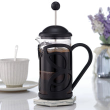 โหลดรูปภาพลงในเครื่องมือใช้ดูของ Gallery French Press Coffee Maker,304 Grade Stainless Steel &amp; Heat Resistant Borosilicate Glass 350ml, Gift Set with Coffee Measuring Spoon &amp; Two Filter Screens - yycoffee
