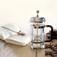 Laden Sie das Bild in den Galerie-Viewer, French Press Coffee Maker (3 cup 12 oz , 8 cup 34 oz) - yycoffee
