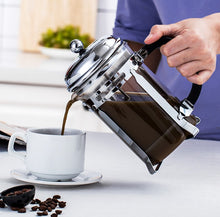 Laden Sie das Bild in den Galerie-Viewer, French Press Coffee Maker (3 cup 12 oz , 8 cup 34 oz) - yycoffee
