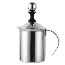 Загрузить изображение в средство просмотра галереи, Hand Pump Cappuccino Milk Frother, Stainless Steel Manual Milk Foamer, Handheld Coffee Milk Frothing Pitchers,Manual Operated Milk Foam Maker For Cappuccino Coffee Latte Hot Chocolate - yycoffee
