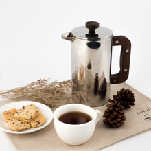 Charger l&#39;image dans la galerie, French Press Walnut Handle (8 cup, 1000ml, 34 oz) - yycoffee
