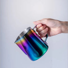 โหลดรูปภาพลงในเครื่องมือใช้ดูของ Gallery Colorful Milk Jug Steaming Pitcher Milk Mug, 420ML, 600ML - yycoffee
